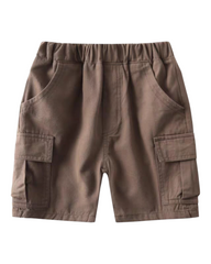 Basic Cargo Shorts with Pockets