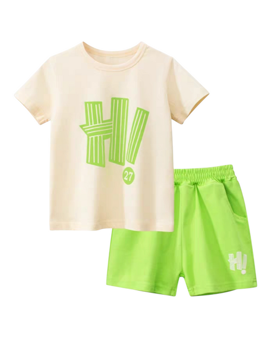 T-Shirt and Shorts Outfit Set