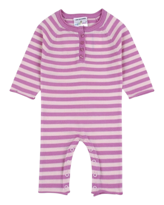 Striped Merino Baby Onesie