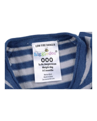 Striped Merino Baby Onesie