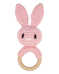 Crochet Bunny Baby Rattle