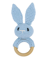 Crochet Bunny Baby Rattle