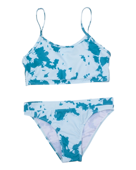 Patterned Two-Piece Girls' Bikini