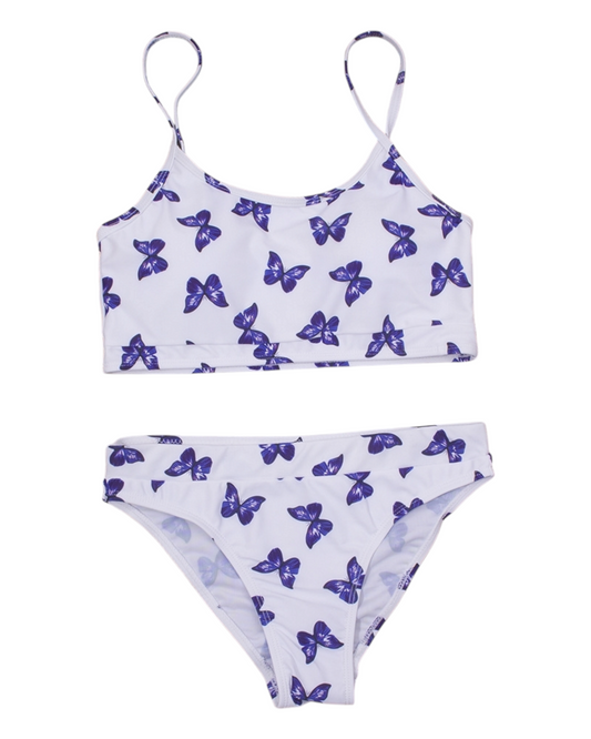 Patterned Two-Piece Girls' Bikini