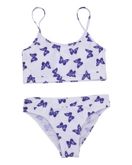 Patterned Two-Piece Girls' Bikini