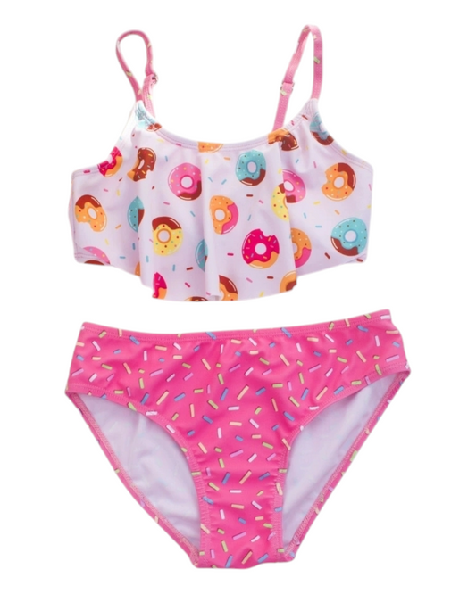 Pink Donut Patterned Bikini