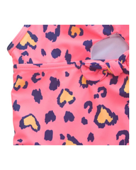 Pink Leopard Print One-Piece Swimsuit