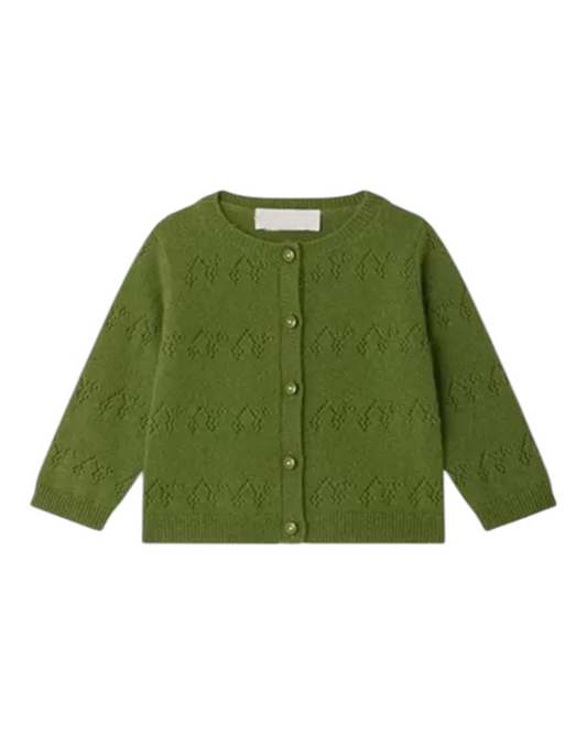 Button-Up Woollen Cardigan