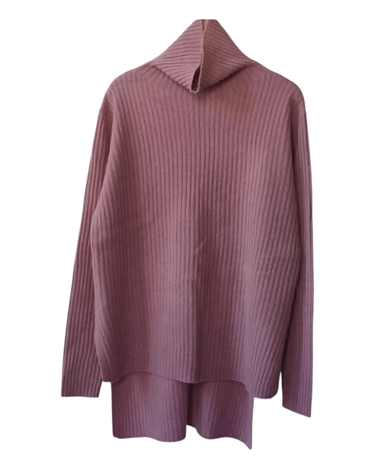 Women's 100% Merino Wool Turtleneck Jumper