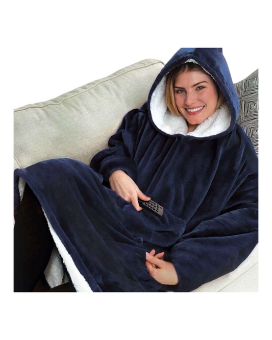 Fluffy Plush Blanket Oodie