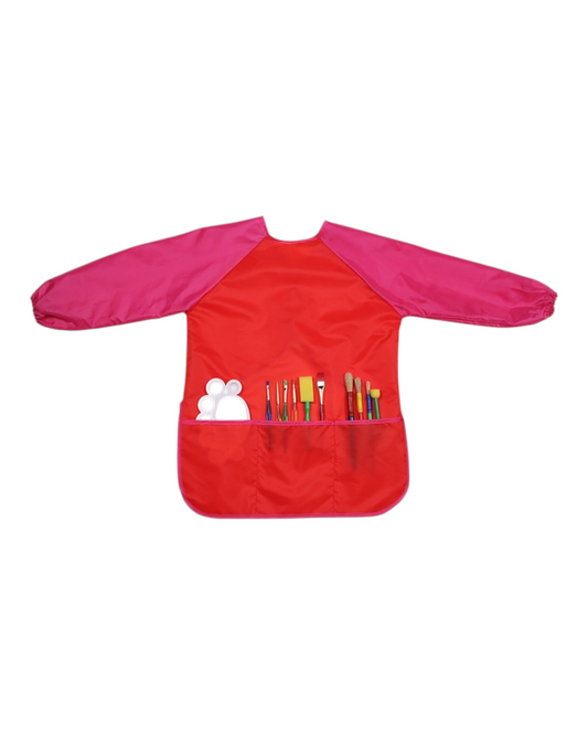 Kids Art Painting Apron Top with Pockets