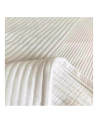 100% Cotton Ribbed White Blanket Bed Spread