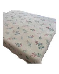 Fluffy Flower Patterned Blanket with Two Pillowcases Set