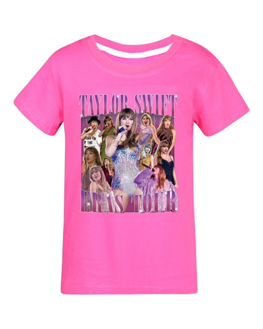 Taylor Swift Eras Tour Patterned Graphic T-Shirt