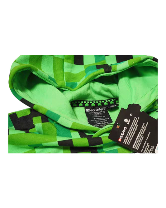 Green Minecraft Creeper Hoodie