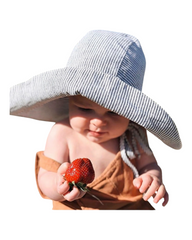 Unisex Child Adjustable Wide Brim Sun Protection Hat UPF 50 Sunhat