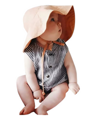 Unisex Child Adjustable Wide Brim Sun Protection Hat UPF 50 Sunhat