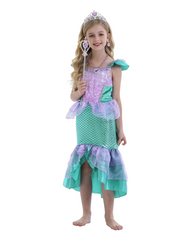 Girls' Mermaid Princess Costume Outfit Set