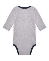 Grey 100% Cotton Baby Onesie with Text Design