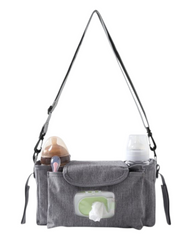 Patterned Water-Resistant Nursing Pram Bag