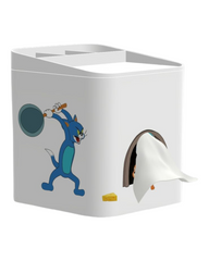 Tissue Box Holder with Interactive Tissue Design