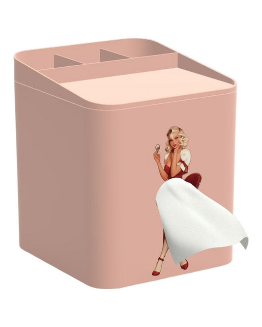 Tissue Box Holder with Interactive Tissue Design