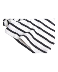 Striped Crew-Neck T-Shirt Dress