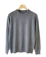 Mens' Merino Wool Long-Sleeved Jumper