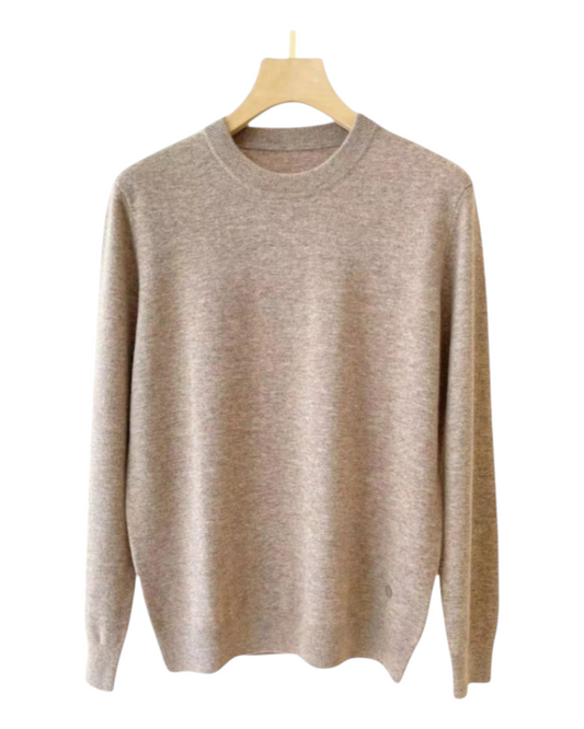 Mens' Merino Wool Long-Sleeved Jumper