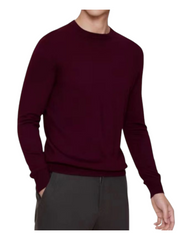 Mens' Merino Wool Long-Sleeved Jumper