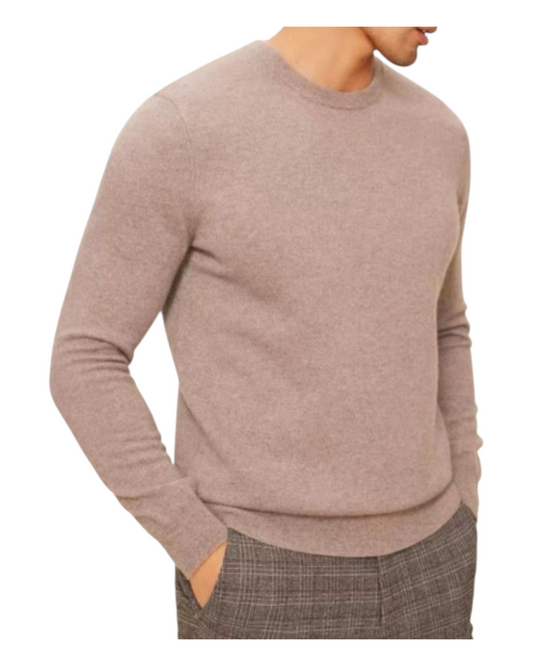 Mens' Merino Wool Long-Sleeved Jumper