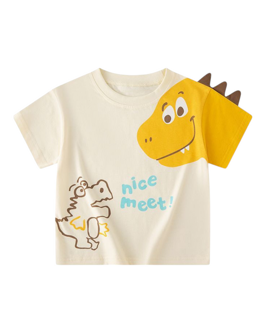 Dinosaur-Duo Graphic T-Shirt
