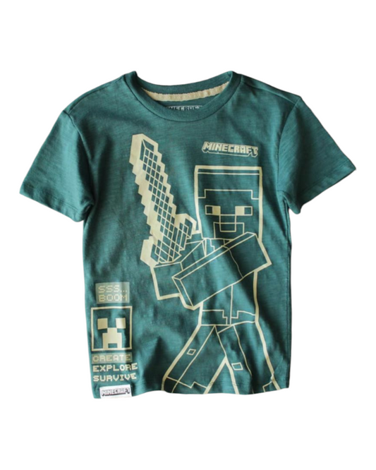 Minecraft Graphic T-Shirt with Character Design