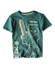 Minecraft Graphic T-Shirt with Character Design