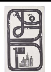 Carpet Car Play Rug, 59'' x 39.4'' Large Play Rug for Playroom Educational Learning Car Mat