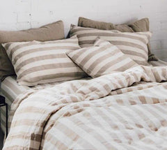 100% Linen Sheets with Two Pillow Cases Set