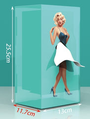 Lady Pulling Tissue Skirt Tissue Box Holder