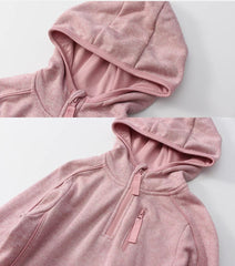 Pink Hooded Jumper