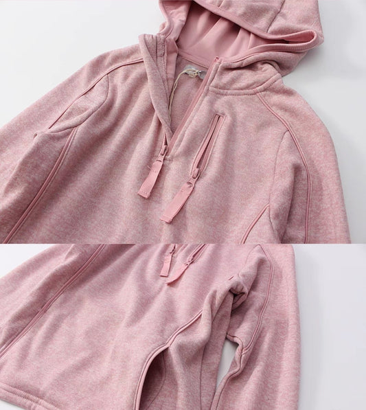 Pink Hooded Jumper