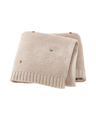Cozy Knit Sensory Baby Blanket Nursery Essential