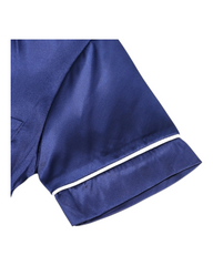 Boys' Silky Shirt and Shorts Pyjama Set