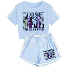 Taylor Swift Graphic Cotton Top with Short Set
