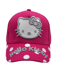 Hello Kitty Graphic Girls Embroidered Baseball Cap