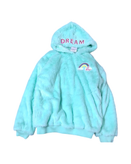 Girls Teddy Fleece Full Zip Hoodie