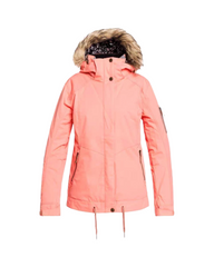 Insulated Waterproof Parka for Women with Faux Fur Hooded Winter Coat