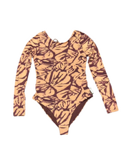 Long Sleeve One Piece Swimsuit UPF 50+ Sun Protection Chlorine Resistant Swimwear