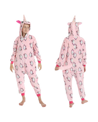Unicorn Plush Onesie Cozy Fleece Pajamas