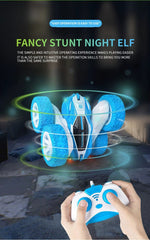Full Rotation Remote Control Toy Stunt Car with Lights