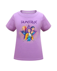 K-Pop Demon Hunter Girls Graphic Tee - Anime Style Cotton T-Shirt