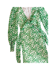 Elegant Bishop Sleeve Maxi Dress